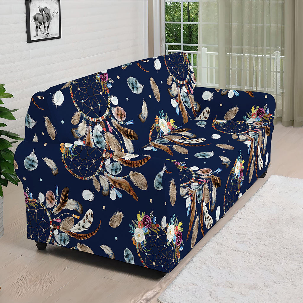 Floral Dream Catcher Pattern Print Sofa Cover