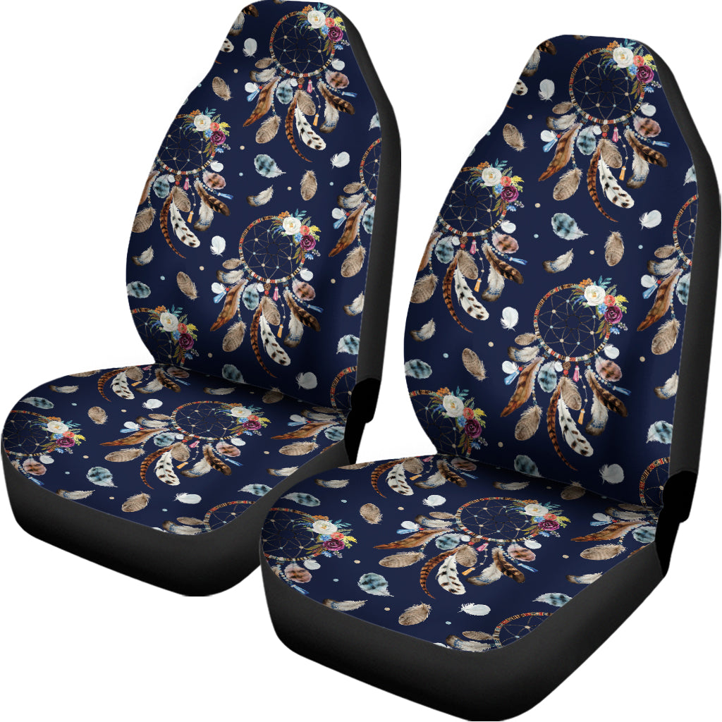 Floral Dream Catcher Pattern Print Universal Fit Car Seat Covers