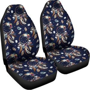 Floral Dream Catcher Pattern Print Universal Fit Car Seat Covers