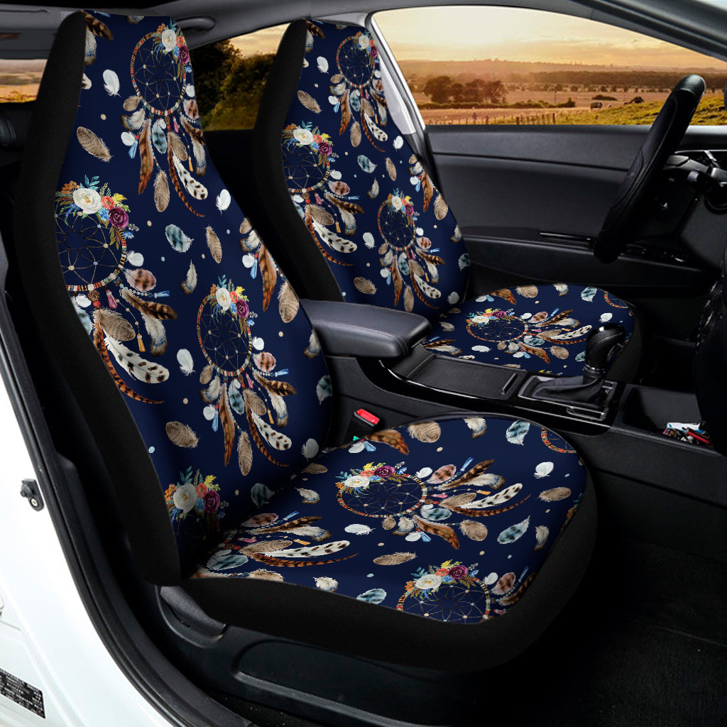 Floral Dream Catcher Pattern Print Universal Fit Car Seat Covers