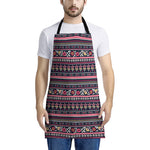 Floral Ethnic Pattern Print Apron