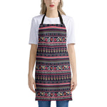 Floral Ethnic Pattern Print Apron