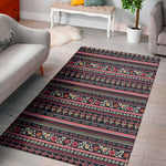 Floral Ethnic Pattern Print Area Rug