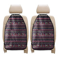 Floral Ethnic Pattern Print Car Seat Organizers