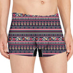 Floral Ethnic Pattern Print Men's Boxer Briefs