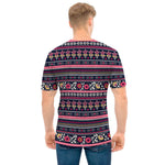 Floral Ethnic Pattern Print Men's T-Shirt