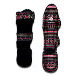 Floral Ethnic Pattern Print Muay Thai Shin Guard