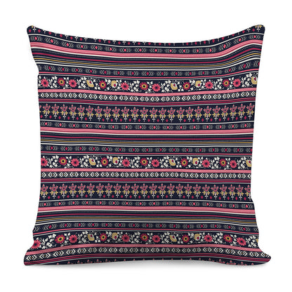 Floral Ethnic Pattern Print Pillow Cover