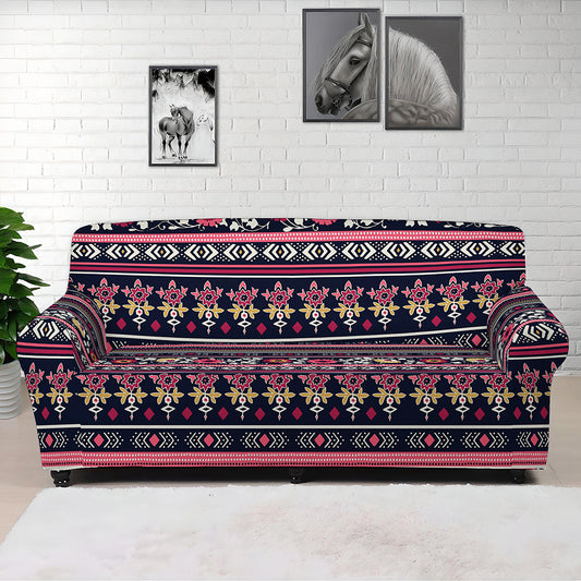 Floral Ethnic Pattern Print Sofa Cover