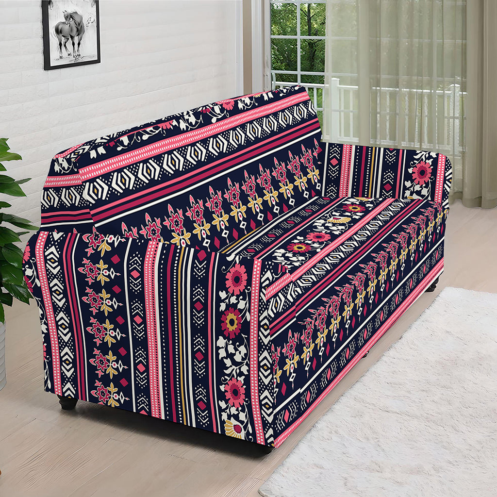 Floral Ethnic Pattern Print Sofa Cover