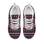 Floral Ethnic Pattern Print White Sneakers
