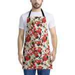 Floral Kimono Pattern Print Apron
