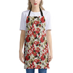 Floral Kimono Pattern Print Apron
