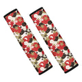 Floral Kimono Pattern Print Car Seat Belt Covers