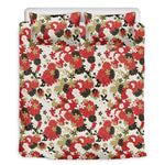 Floral Kimono Pattern Print Duvet Cover Bedding Set