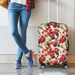 Floral Kimono Pattern Print Luggage Cover