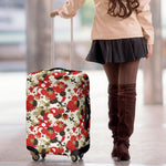 Floral Kimono Pattern Print Luggage Cover