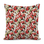 Floral Kimono Pattern Print Pillow Cover