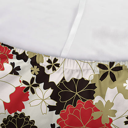 Floral Kimono Pattern Print Sofa Cover