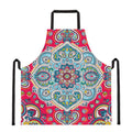 Floral Paisley Mandala Print Apron