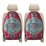Floral Paisley Mandala Print Car Seat Organizers