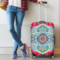 Floral Paisley Mandala Print Luggage Cover