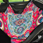 Floral Paisley Mandala Print Pet Car Back Seat Cover