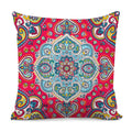 Floral Paisley Mandala Print Pillow Cover