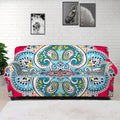 Floral Paisley Mandala Print Sofa Cover