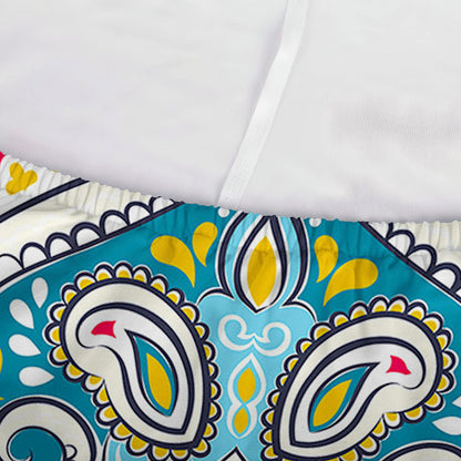 Floral Paisley Mandala Print Sofa Cover