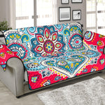 Floral Paisley Mandala Print Sofa Protector