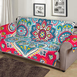 Floral Paisley Mandala Print Sofa Protector