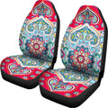 Floral Paisley Mandala Print Universal Fit Car Seat Covers