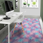 Floral Sparkle Print Area Rug