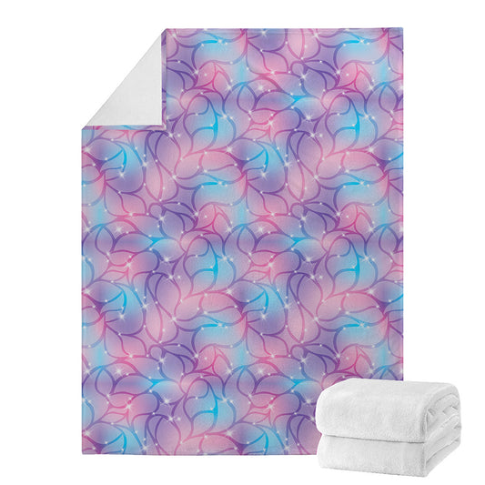 Floral Sparkle Print Blanket