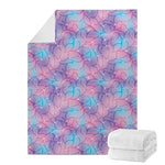 Floral Sparkle Print Blanket