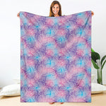Floral Sparkle Print Blanket