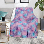 Floral Sparkle Print Blanket