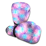 Floral Sparkle Print Boxing Gloves