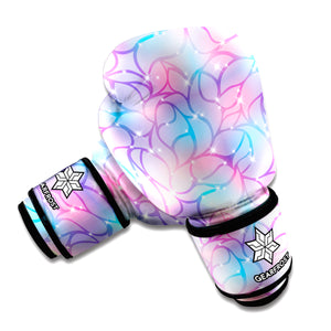 Floral Sparkle Print Boxing Gloves