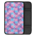 Floral Sparkle Print Car Center Console Cover