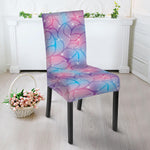 Floral Sparkle Print Dining Chair Slipcover