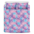 Floral Sparkle Print Duvet Cover Bedding Set