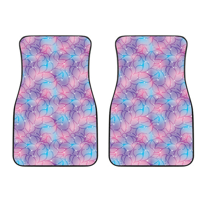 Floral Sparkle Print Front Car Floor Mats