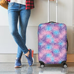 Floral Sparkle Print Luggage Cover