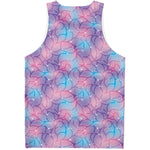 Floral Sparkle Print Men's Tank Top