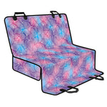 Floral Sparkle Print Pet Car Back Seat Cover