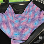 Floral Sparkle Print Pet Car Back Seat Cover