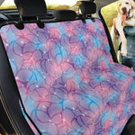 Floral Sparkle Print Pet Car Back Seat Cover