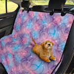 Floral Sparkle Print Pet Car Back Seat Cover